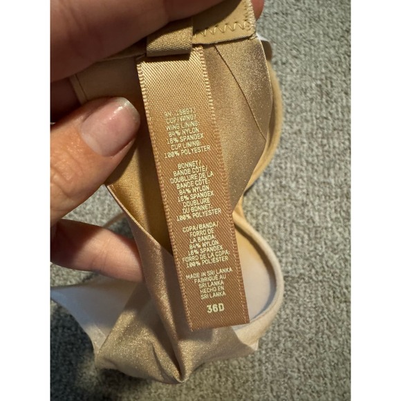 NWT Skims Ultimate Bra Nipple Push-up Bra Clay / 36D - Picture 10 of 11